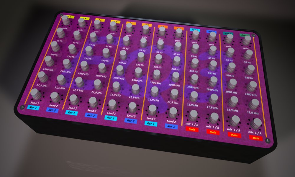 DIY MIDI Contoller for Digital Equalizer DSP