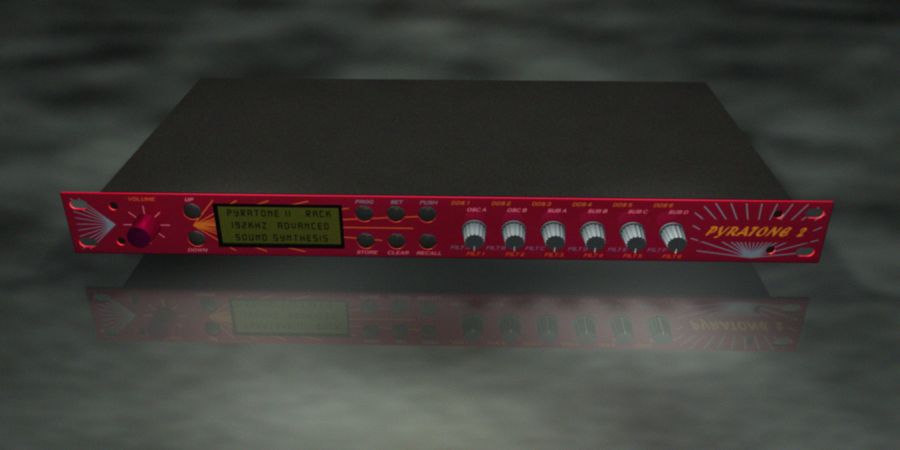 Pyratone II - Rack Synthesizer with Virtual Analog Sound Synthesis