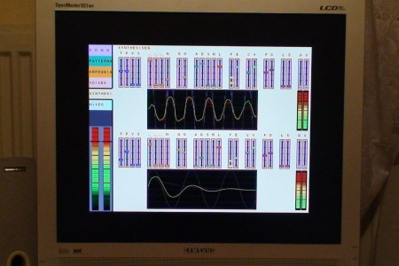 GUI for a FPGA based drum computer