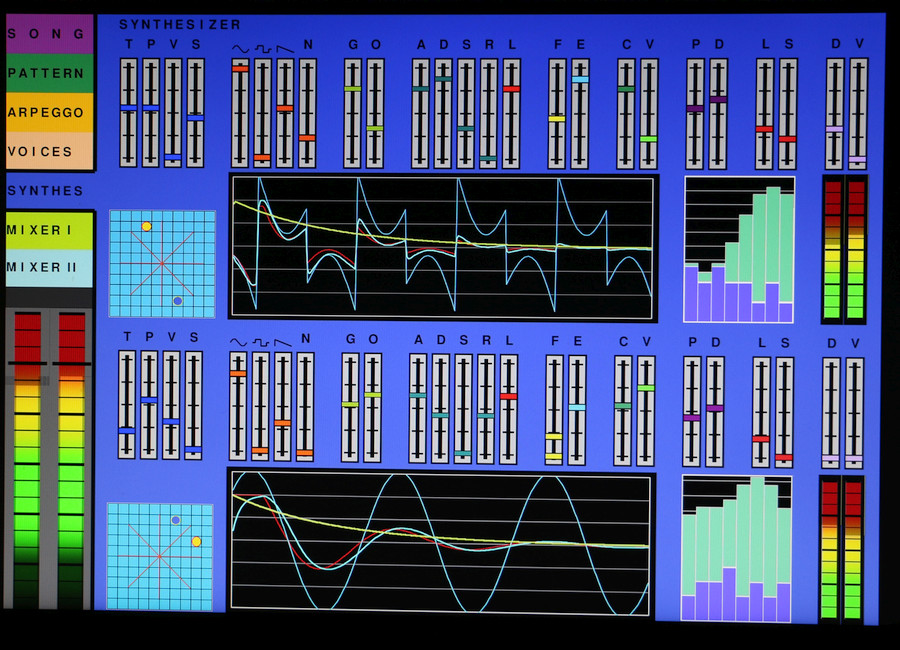 drum computer front skin - PC GUI