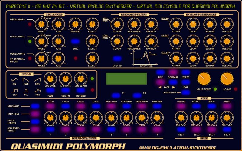 QUASIMIDI POLYMORPH CONSOLE