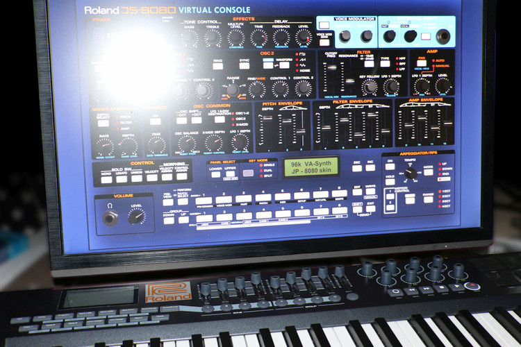 A Virtual Roland JP 8080 Synthesizer in a FPGA